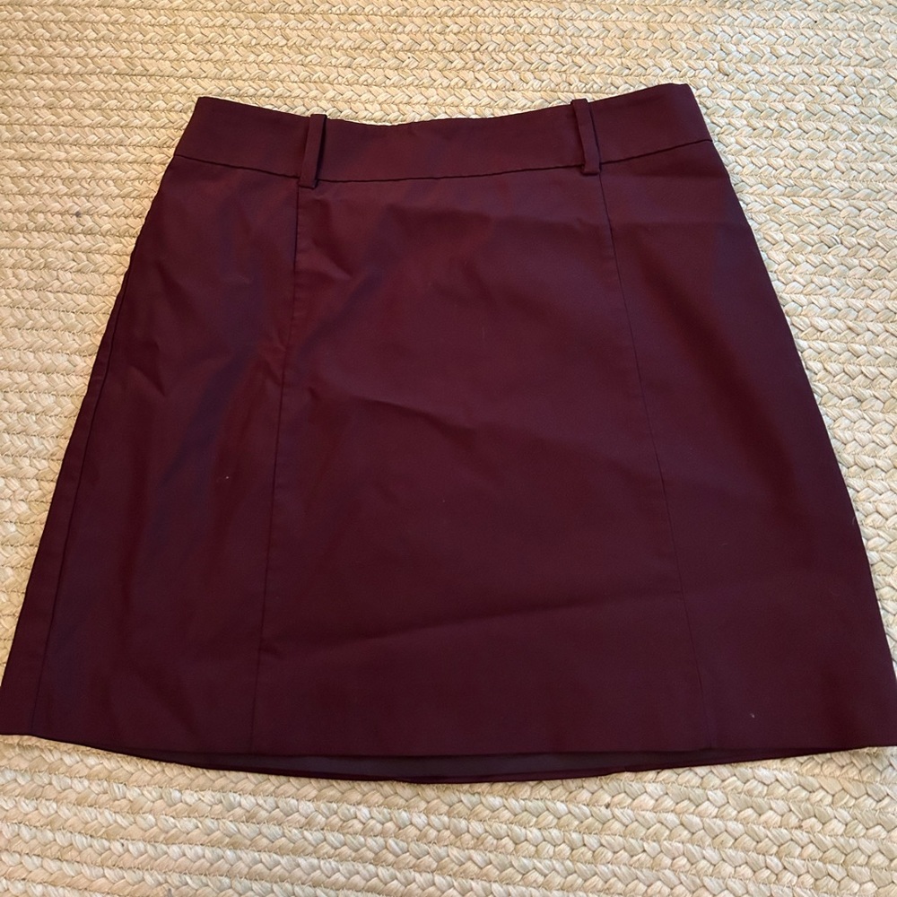Maroon express skirt size 4